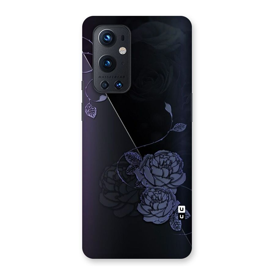 Voilet Floral Design Back Case for OnePlus 9 Pro