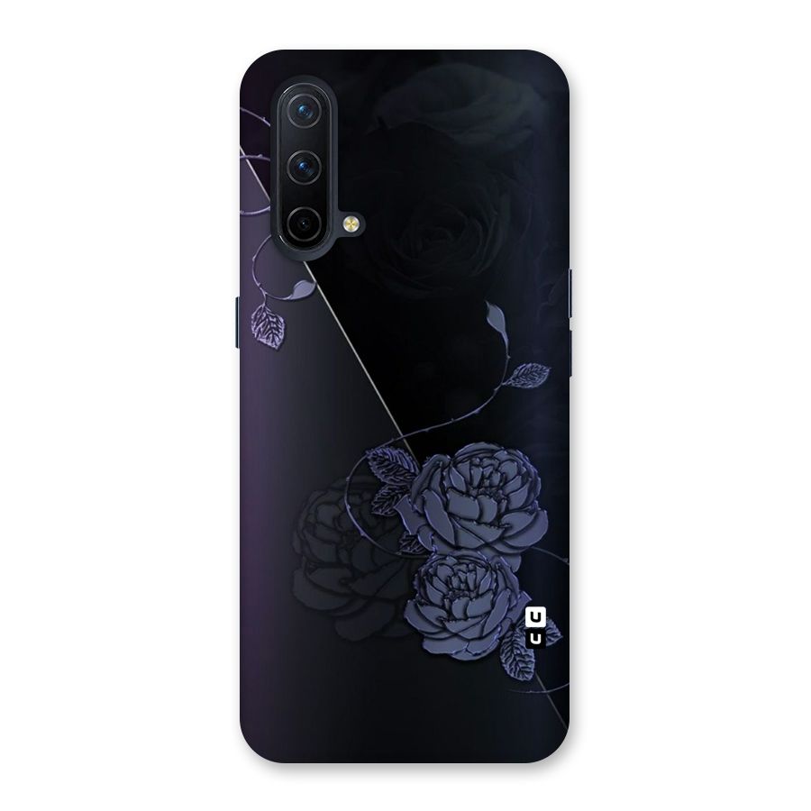 Voilet Floral Design Back Case for OnePlus Nord CE 5G