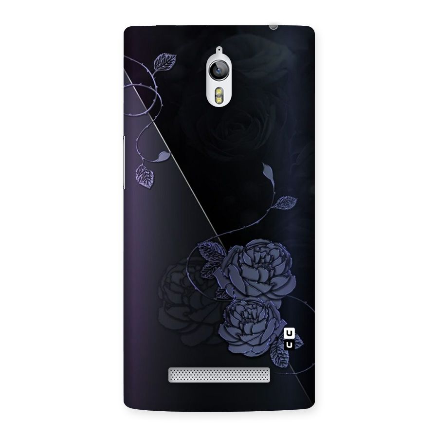 Voilet Floral Design Back Case for Oppo Find 7