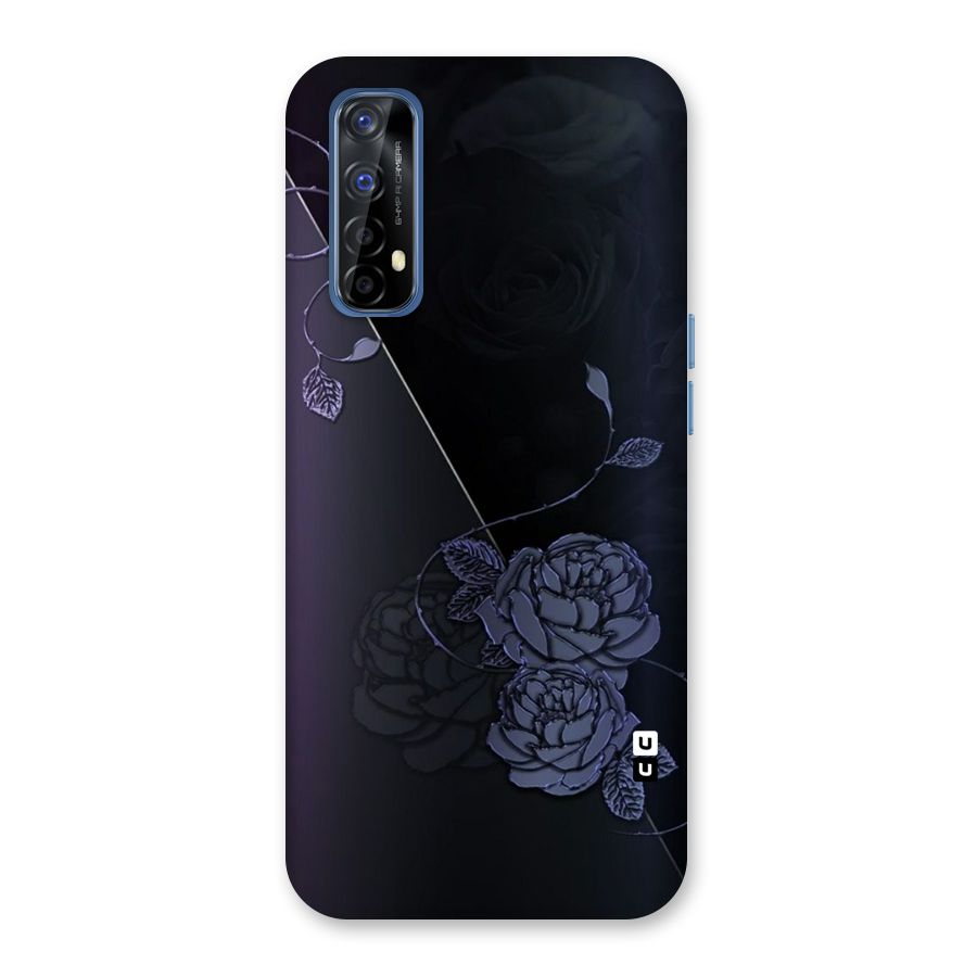 Voilet Floral Design Back Case for Realme Narzo 20 Pro