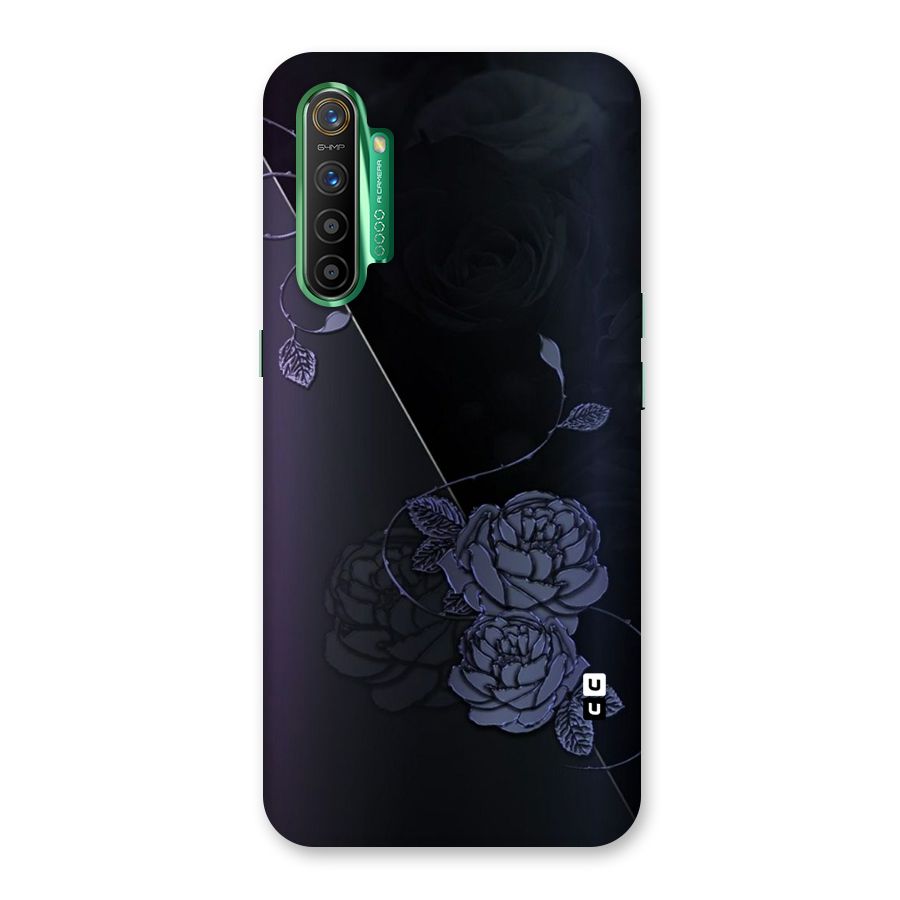 Voilet Floral Design Back Case for Realme X2