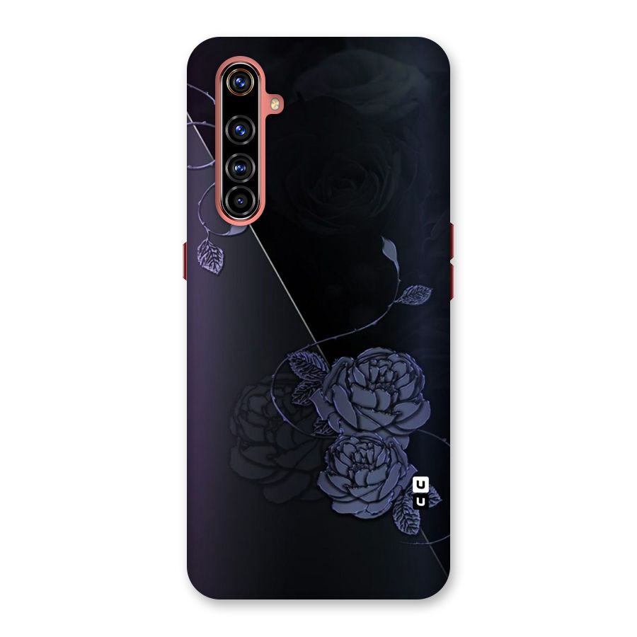 Voilet Floral Design Back Case for Realme X50 Pro