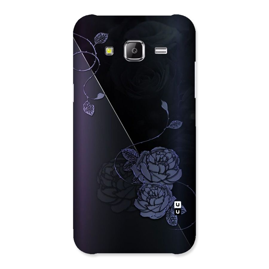 Voilet Floral Design Back Case for Samsung Galaxy J2 Prime