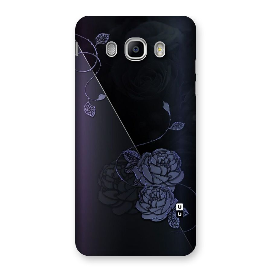 Voilet Floral Design Back Case for Samsung Galaxy J5 2016