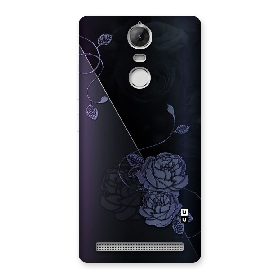 Voilet Floral Design Back Case for Vibe K5 Note