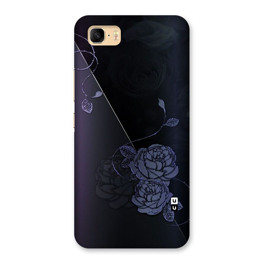 Voilet Floral Design Back Case for Zenfone 3s Max