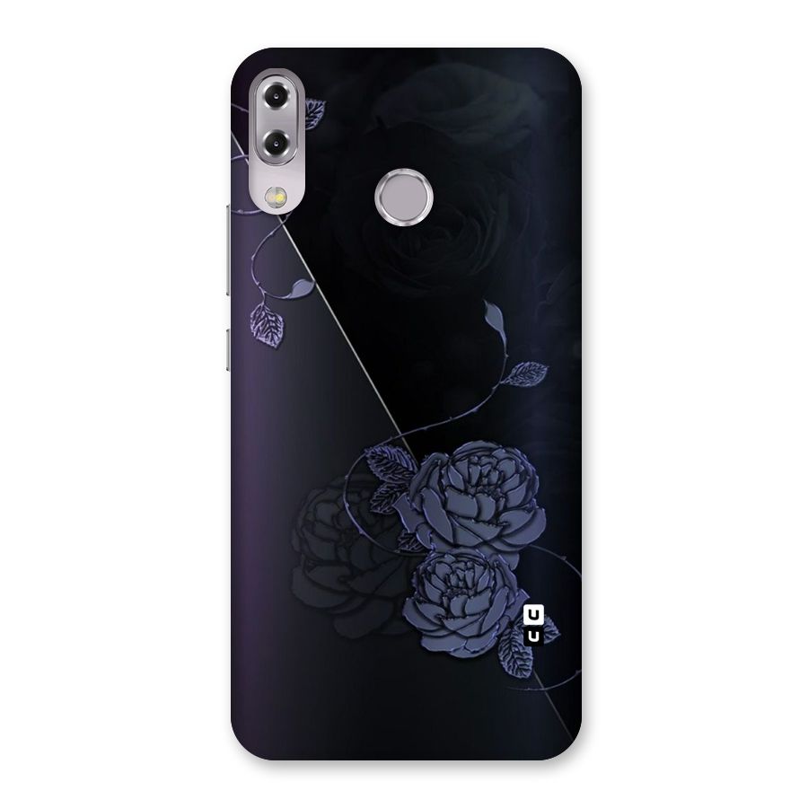 Voilet Floral Design Back Case for Zenfone 5Z