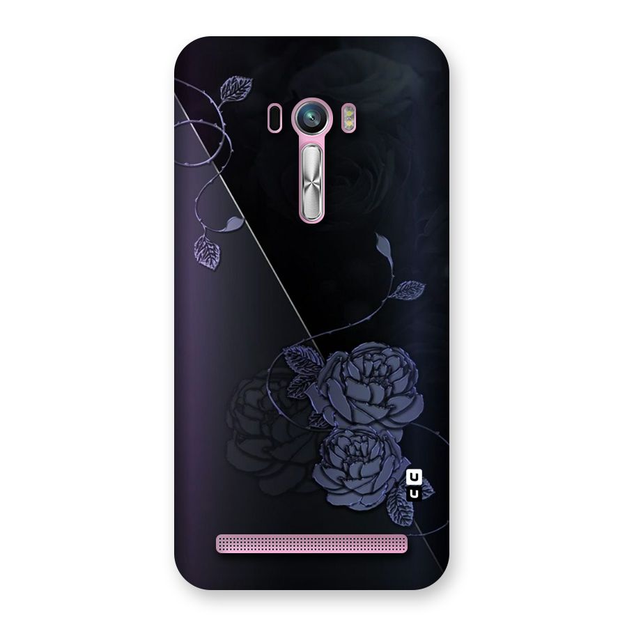 Voilet Floral Design Back Case for Zenfone Selfie