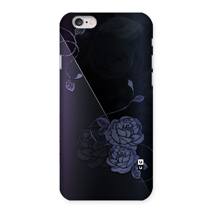 Voilet Floral Design Back Case for iPhone 6 6S
