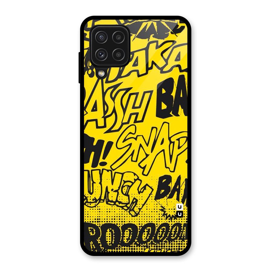 Vroom Snap Glass Back Case for Galaxy A22 4G