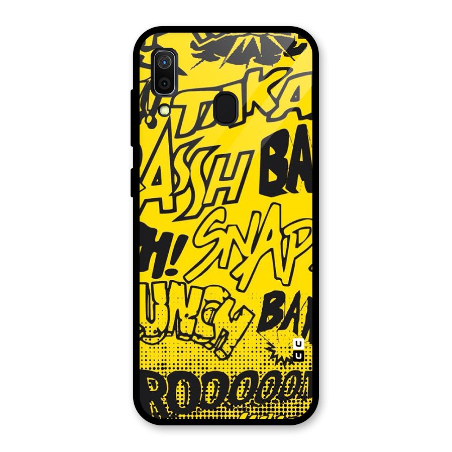 Vroom Snap Glass Back Case for Galaxy A30