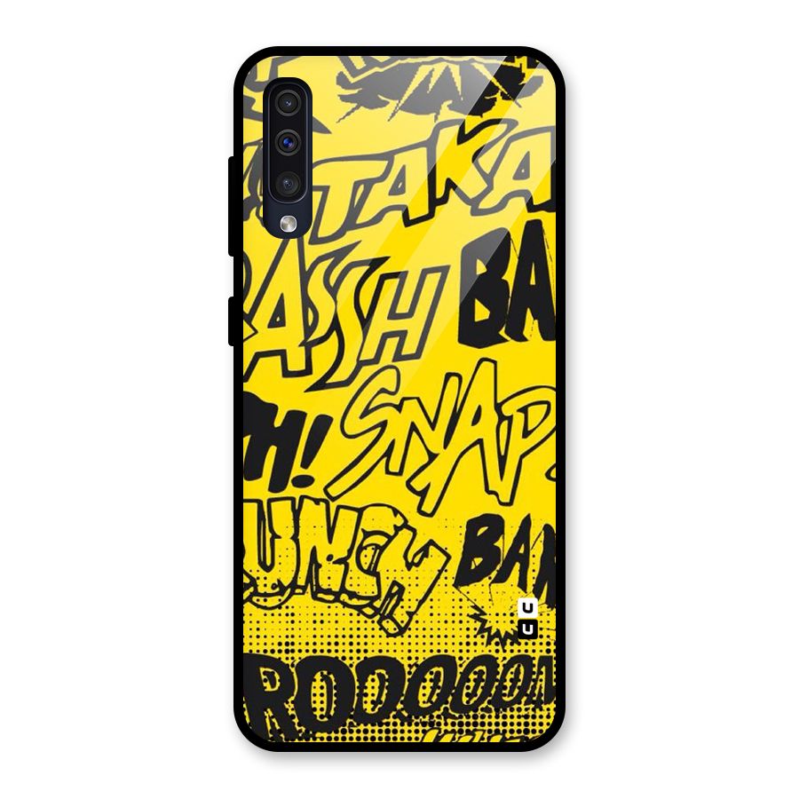Vroom Snap Glass Back Case for Galaxy A30s