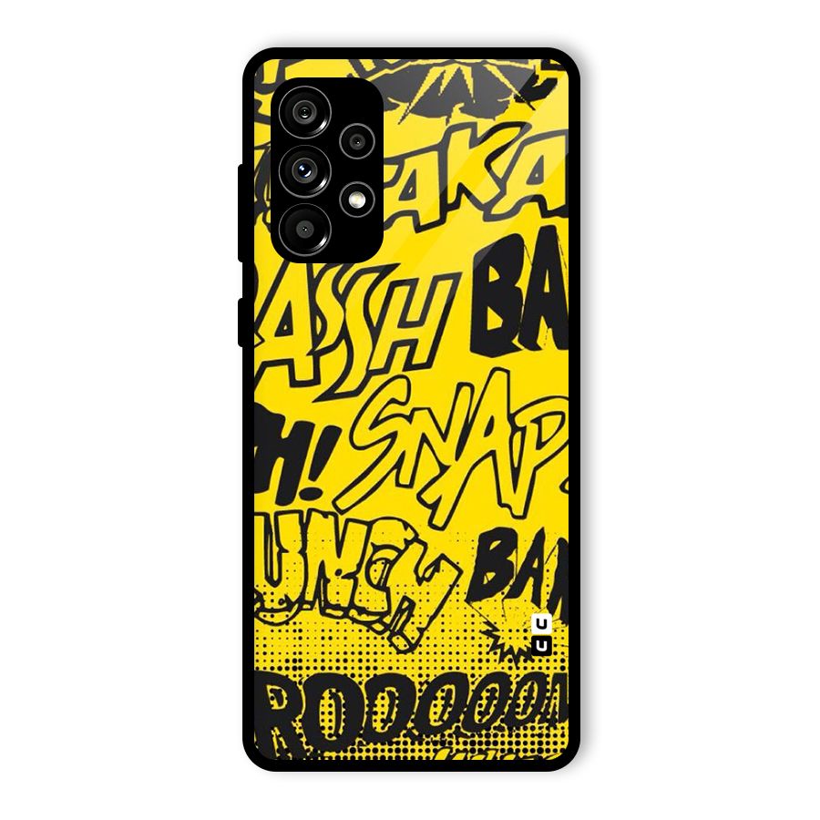 Vroom Snap Glass Back Case for Galaxy A73 5G