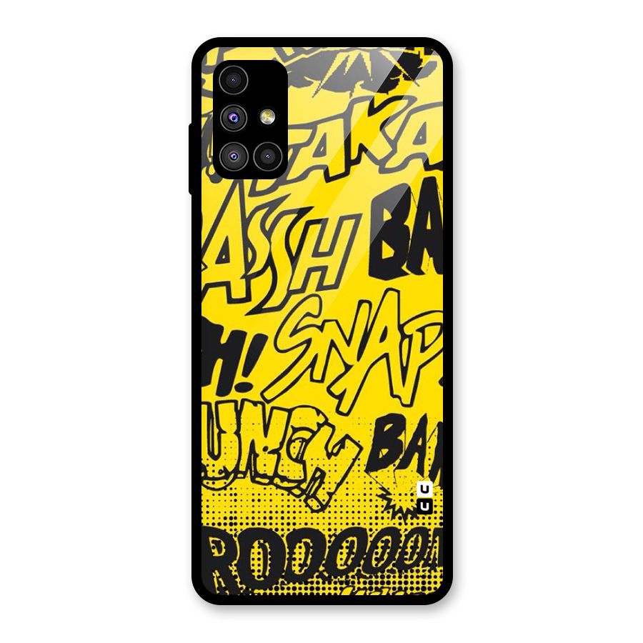 Vroom Snap Glass Back Case for Galaxy M51