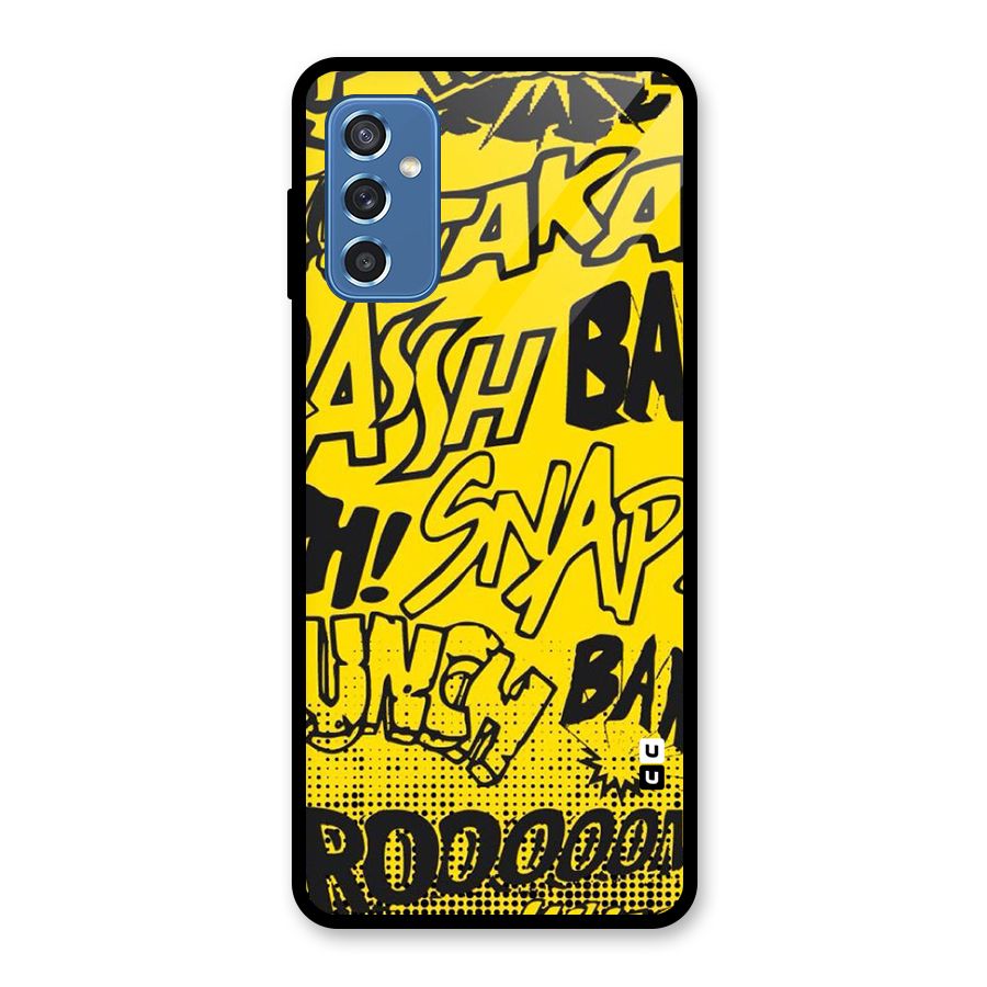 Vroom Snap Glass Back Case for Galaxy M52 5G