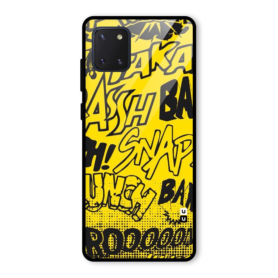 Vroom Snap Glass Back Case for Galaxy Note 10 Lite