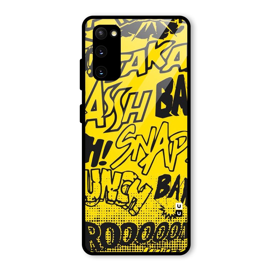 Vroom Snap Glass Back Case for Galaxy S20 FE