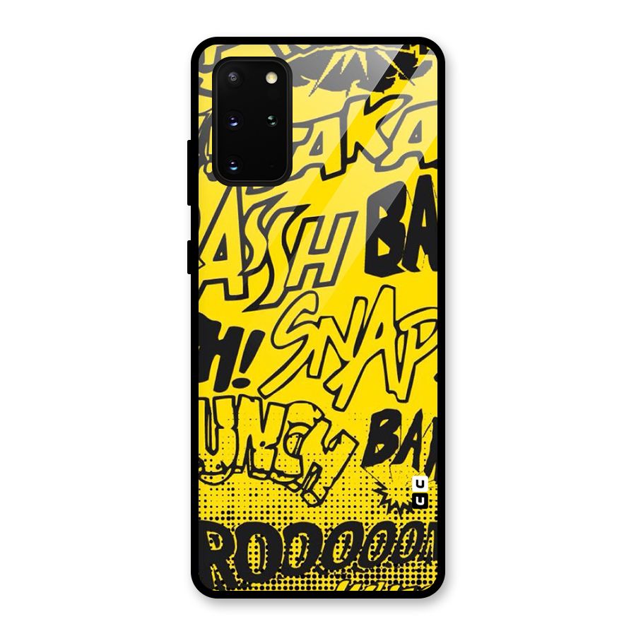 Vroom Snap Glass Back Case for Galaxy S20 Plus