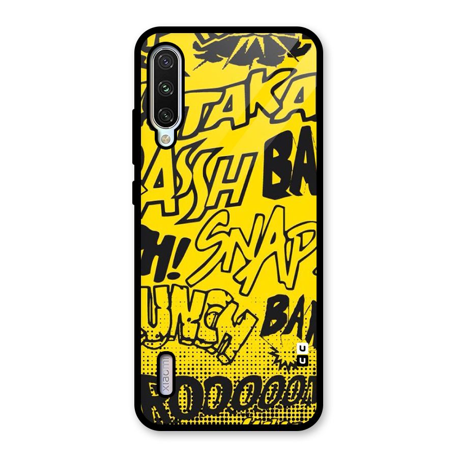 Vroom Snap Glass Back Case for Mi A3