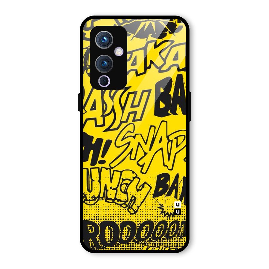 Vroom Snap Glass Back Case for OnePlus 9