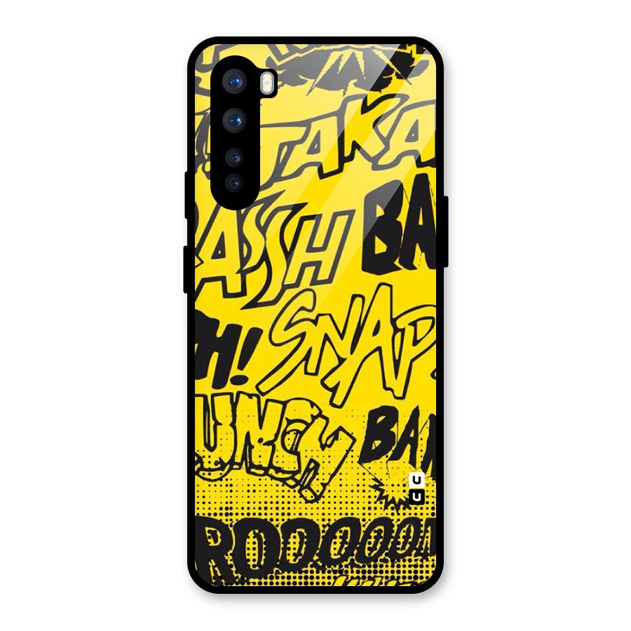 Vroom Snap Glass Back Case for OnePlus Nord