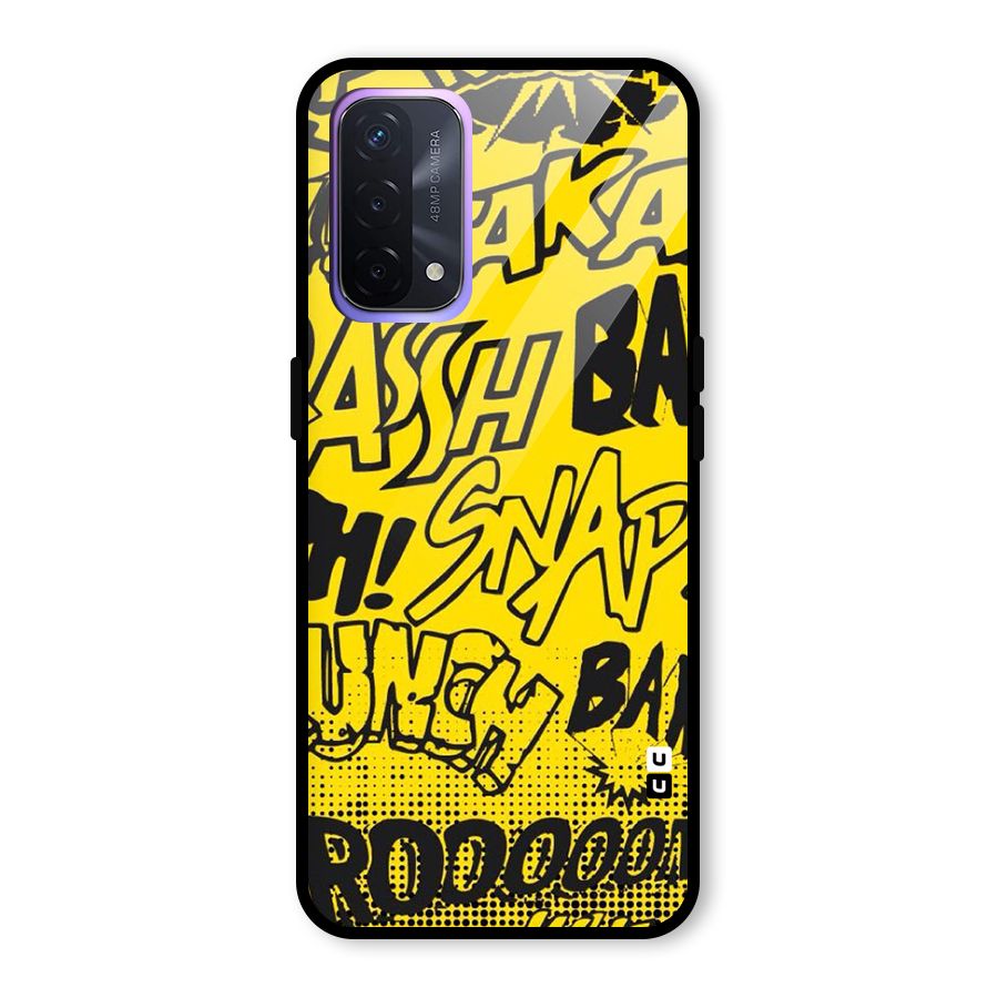 Vroom Snap Glass Back Case for Oppo A74 5G