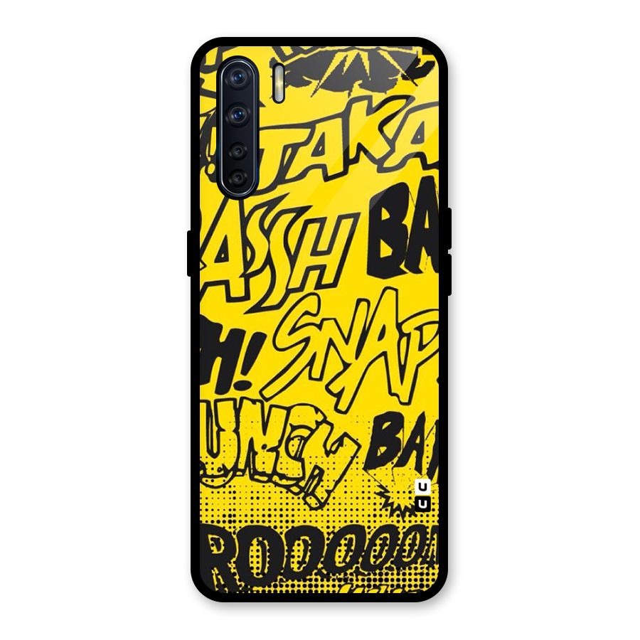 Vroom Snap Glass Back Case for Oppo F15