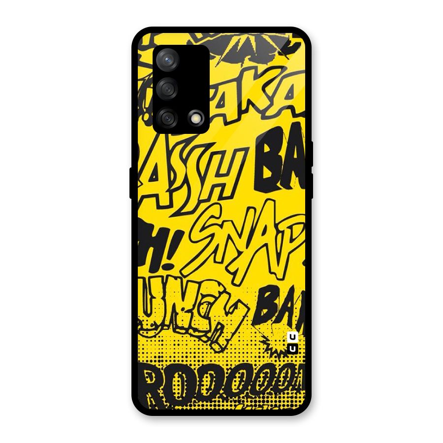 Vroom Snap Glass Back Case for Oppo F19