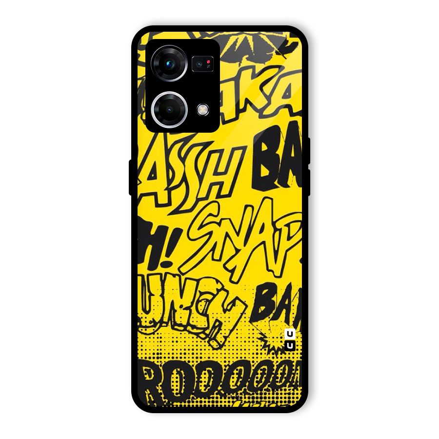Vroom Snap Glass Back Case for Oppo F21 Pro 4G