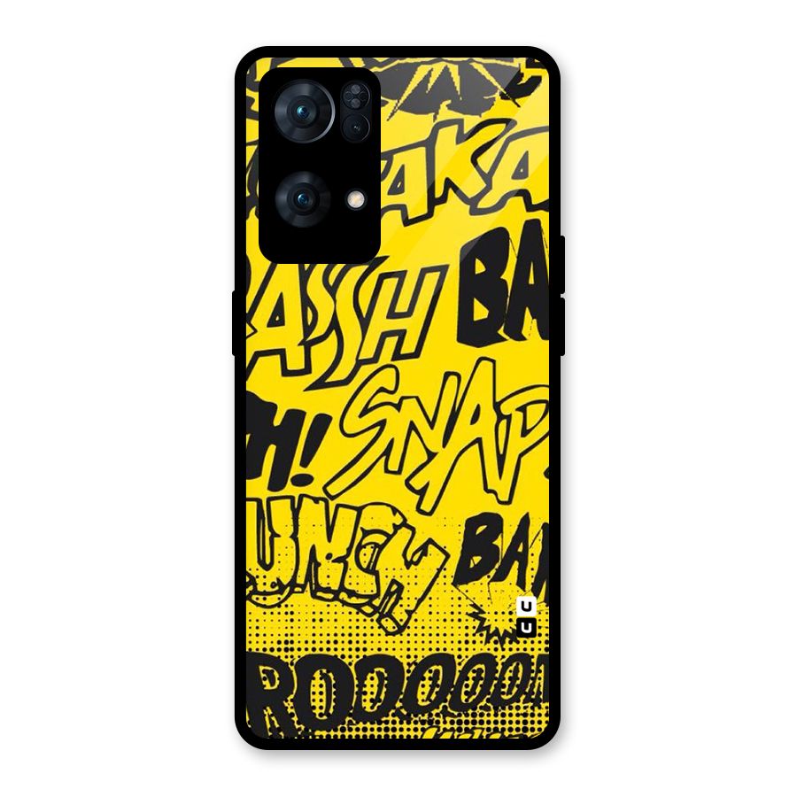 Vroom Snap Glass Back Case for Oppo Reno7 Pro 5G