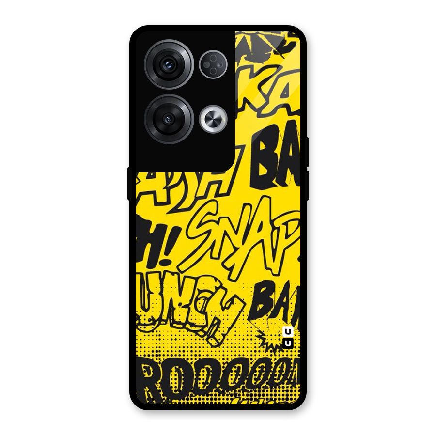 Vroom Snap Glass Back Case for Oppo Reno8 Pro 5G