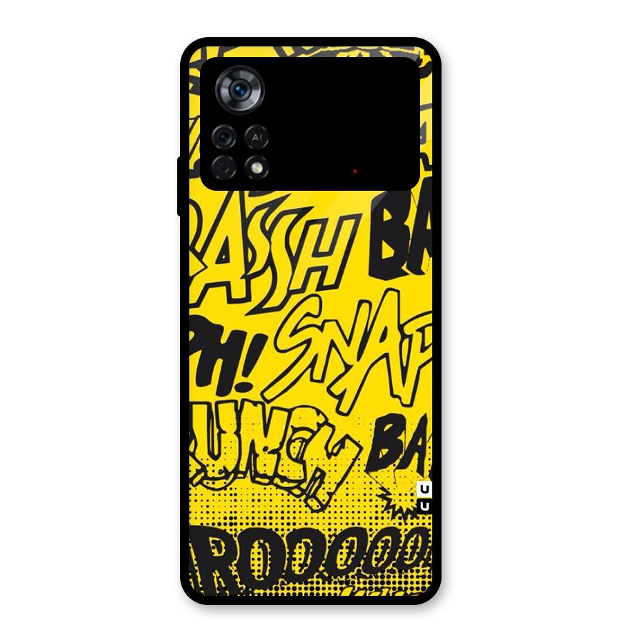 Vroom Snap Glass Back Case for Poco X4 Pro 5G