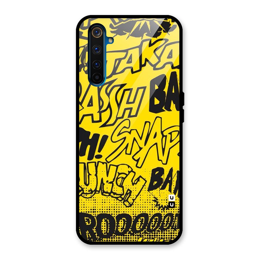 Vroom Snap Glass Back Case for Realme 6 Pro
