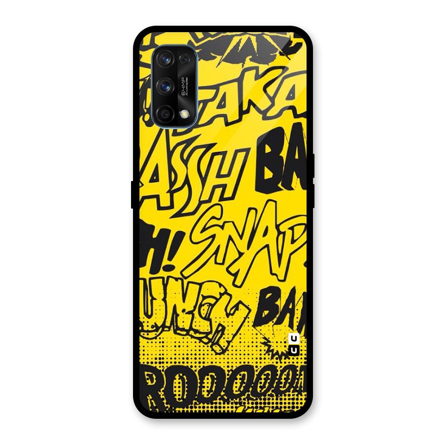 Vroom Snap Glass Back Case for Realme 7 Pro