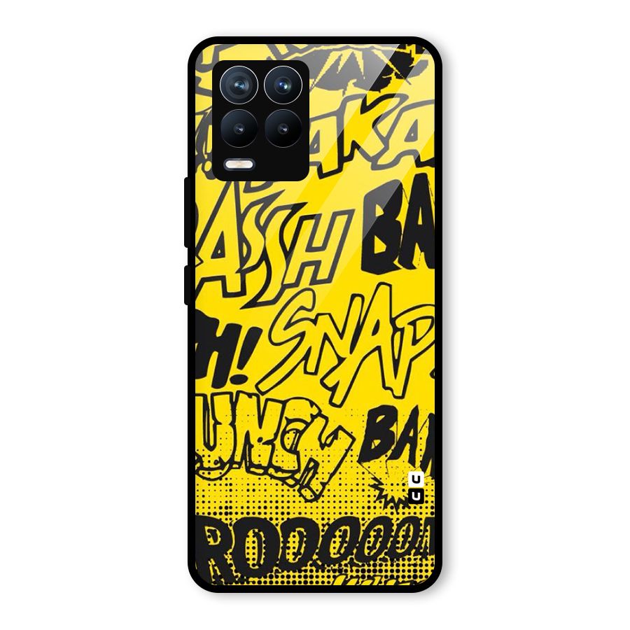 Vroom Snap Glass Back Case for Realme 8