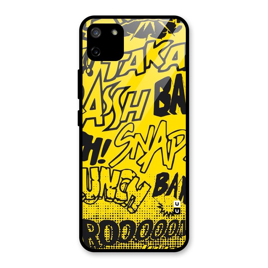 Vroom Snap Glass Back Case for Realme C11