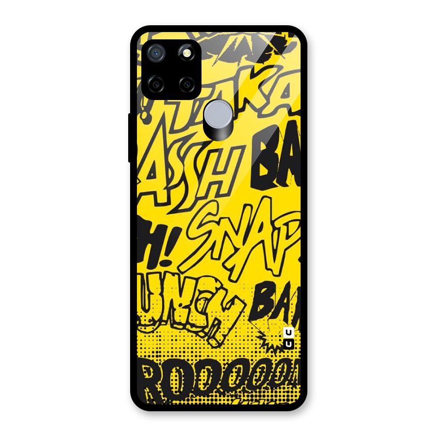 Vroom Snap Glass Back Case for Realme C15