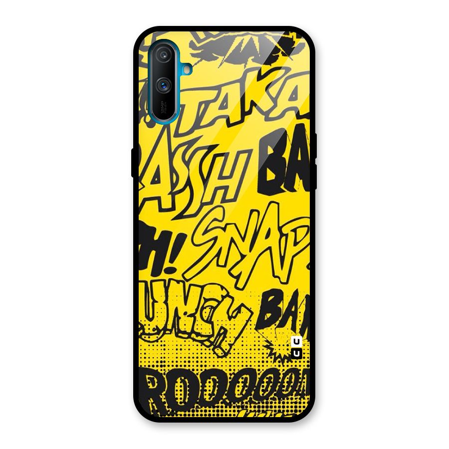 Vroom Snap Glass Back Case for Realme C3