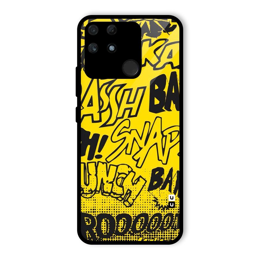 Vroom Snap Glass Back Case for Realme Narzo 50A