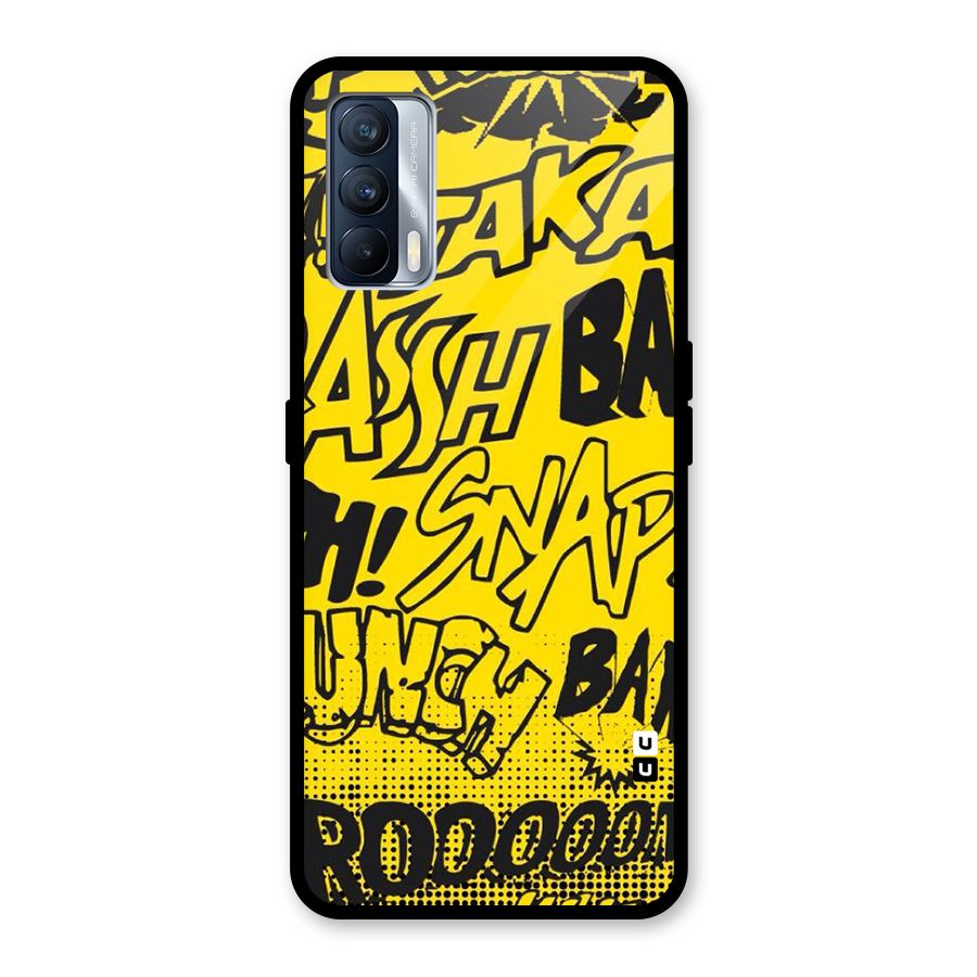 Vroom Snap Glass Back Case for Realme X7
