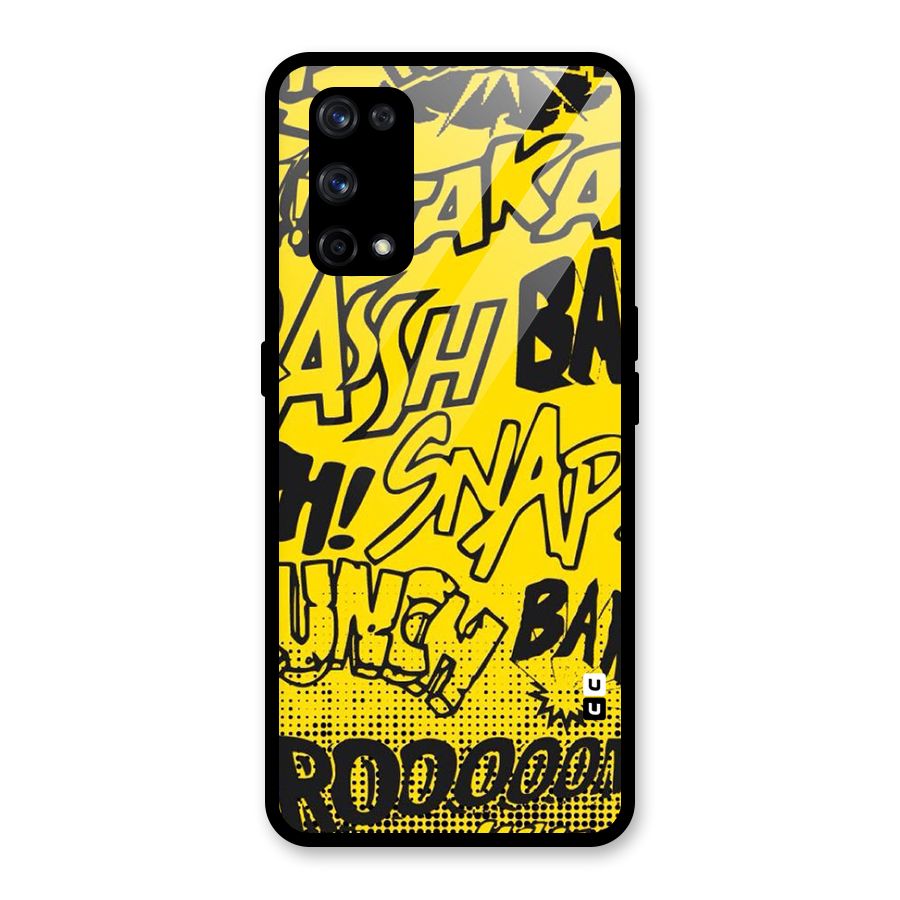 Vroom Snap Glass Back Case for Realme X7 Pro