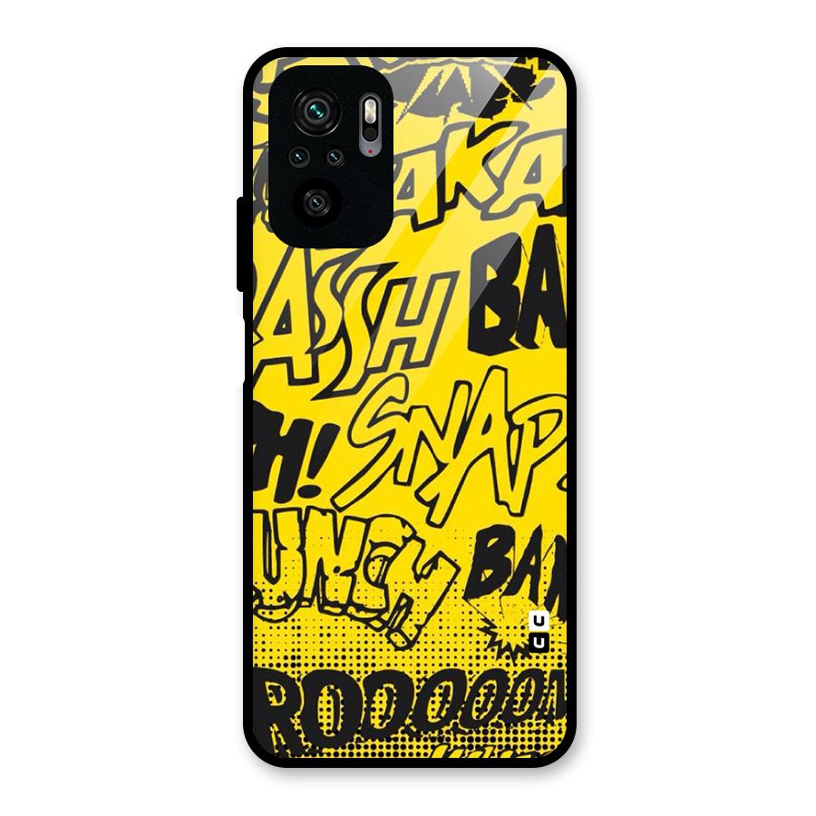 Vroom Snap Glass Back Case for Redmi Note 11 SE