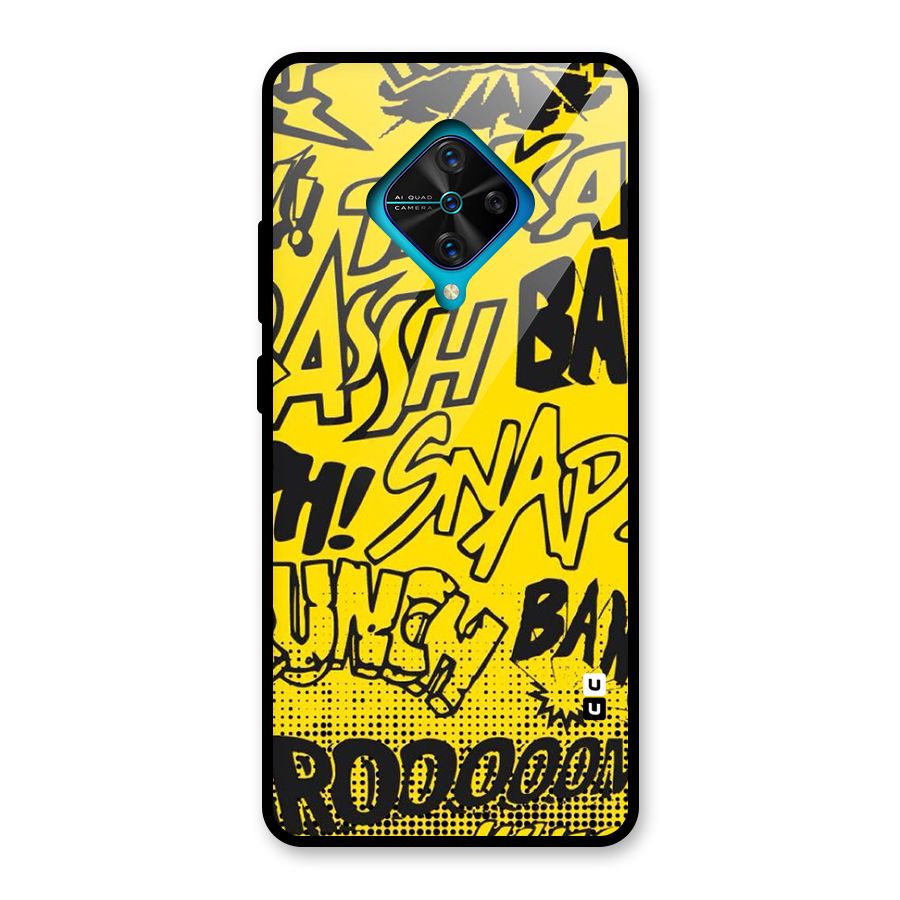 Vroom Snap Glass Back Case for Vivo S1 Pro
