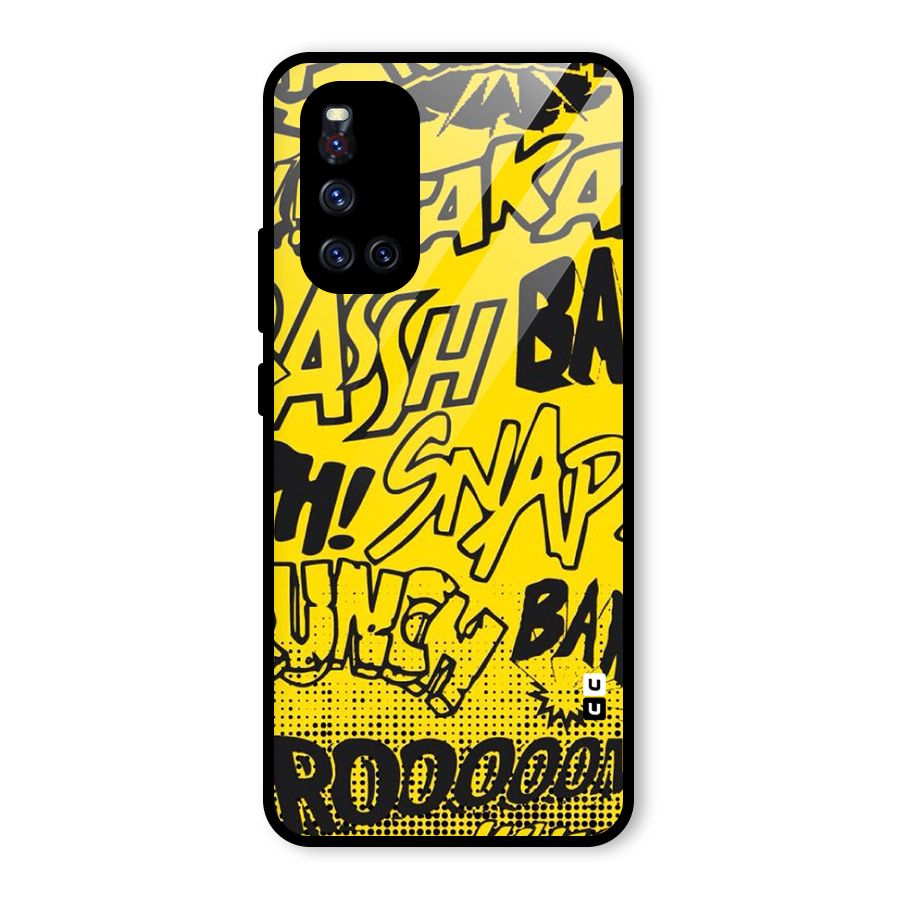 Vroom Snap Glass Back Case for Vivo V19