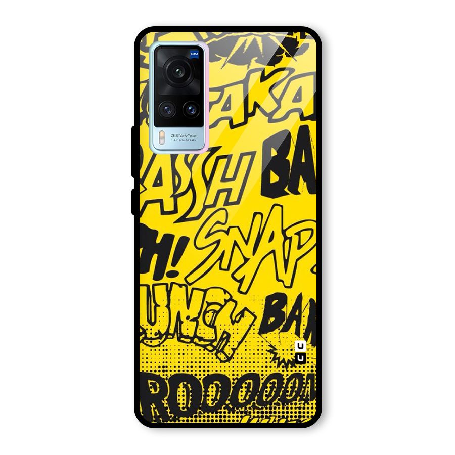 Vroom Snap Glass Back Case for Vivo X60