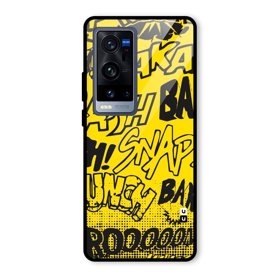 Vroom Snap Glass Back Case for Vivo X60 Pro Plus