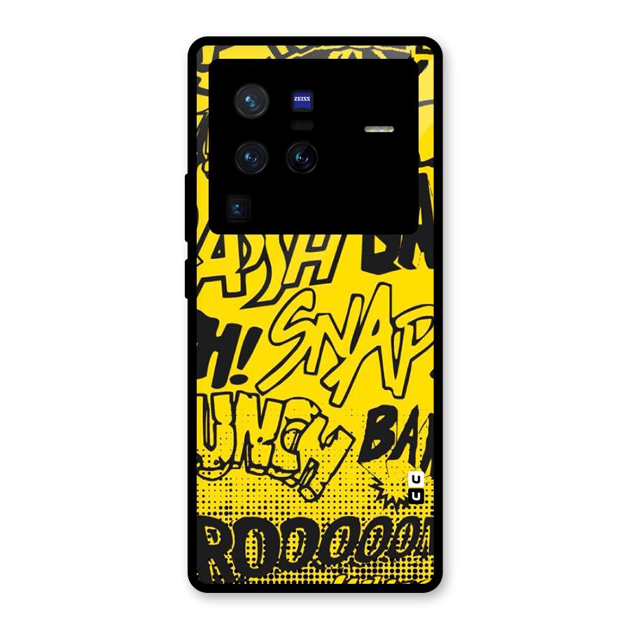 Vroom Snap Glass Back Case for Vivo X80 Pro