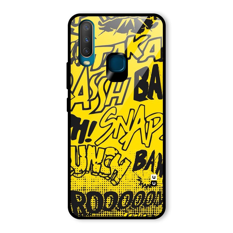 Vroom Snap Glass Back Case for Vivo Y12