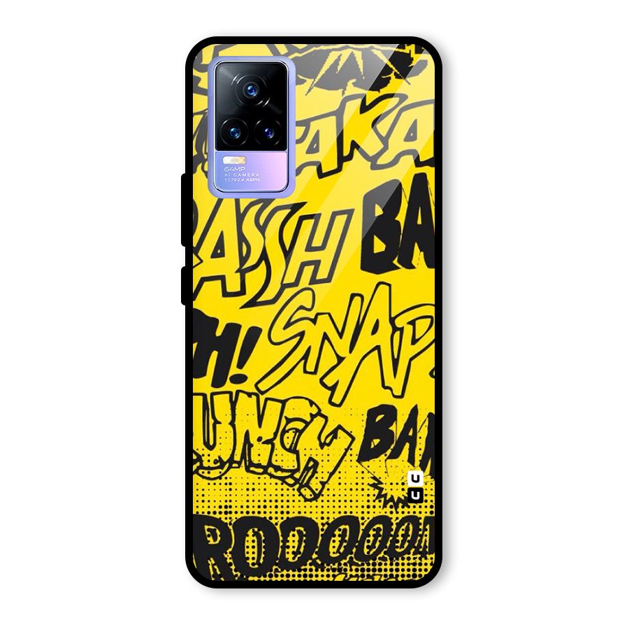 Vroom Snap Glass Back Case for Vivo Y73