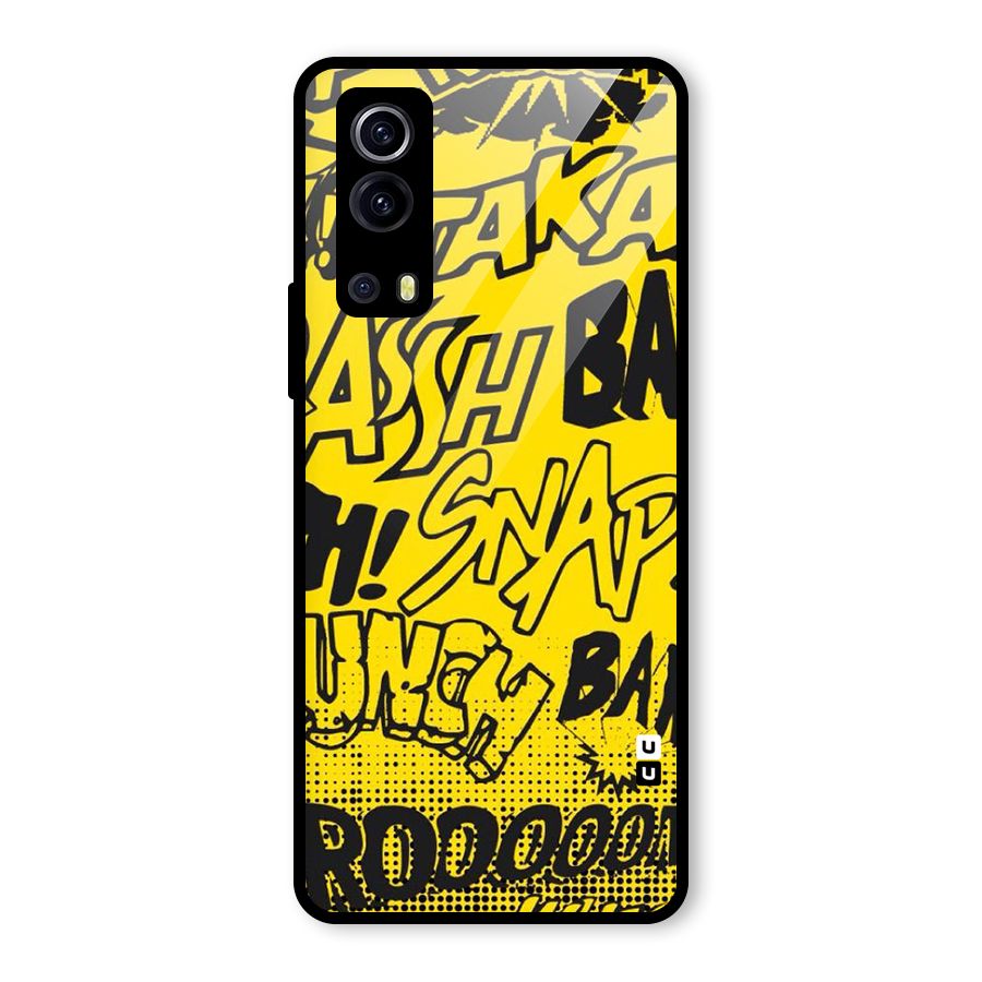 Vroom Snap Glass Back Case for Vivo iQOO Z3